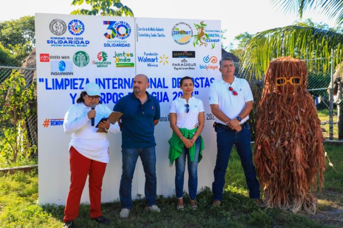 Solidaridad encabezó el evento voluntario internacional de limpieza de costas y cuerpos de agua
