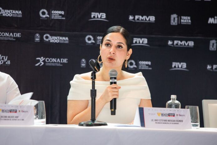 Da a conocer Estefanía Mercado que Playa del Carmen será epicentro mundial del voleibol de playa con el Beach Pro Tour Elite 16, el evento más importante de la especialidad
