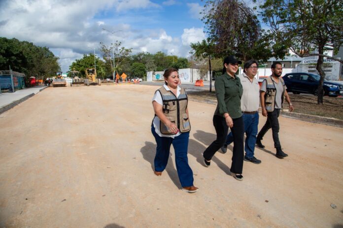 Gobierno de Estefanía Mercado avanza con fuerza en la repavimentación de Playa del Carmen; inversión histórica para transformar la movilidad y dignificar las calles