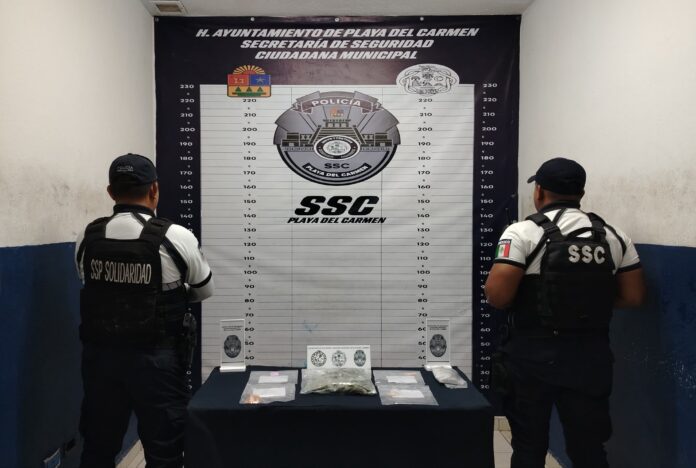 Encuentran bolsa con sustancias ilícitas en Playa del Carmen