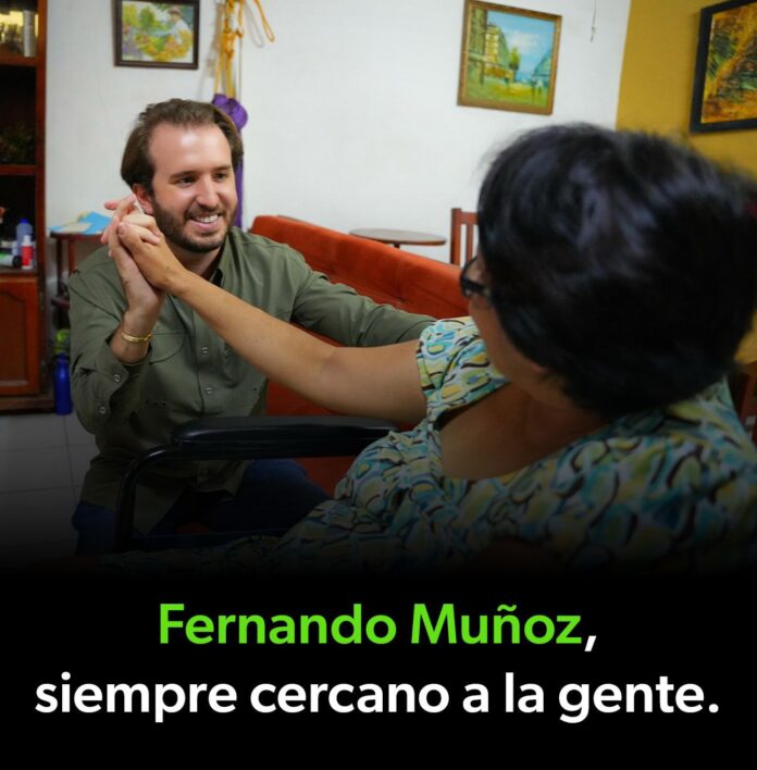 Fernando Muñoz, siempre cercano a la gente