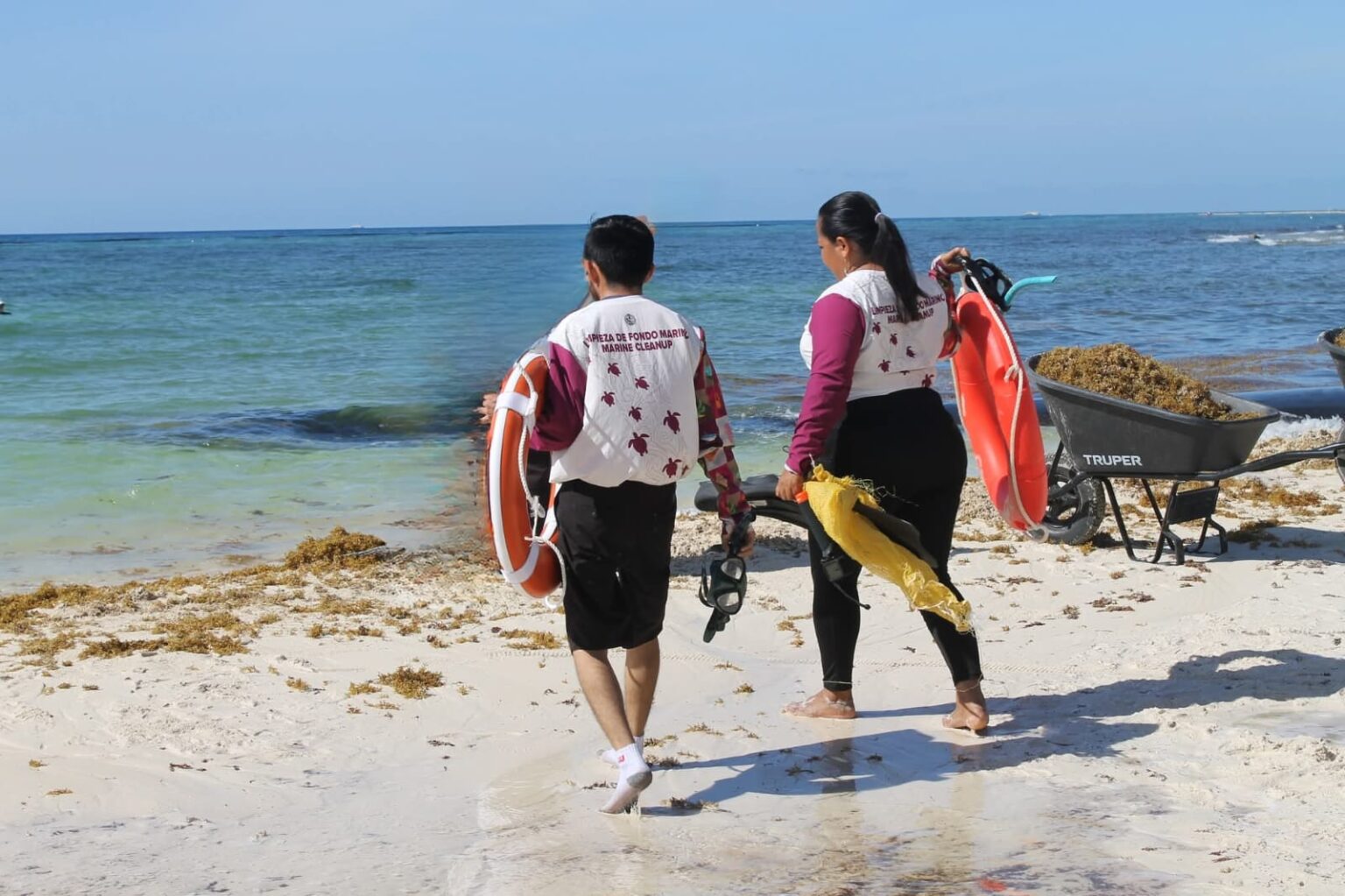 ZOFEMAT refuerza la limpieza del fondo marino en Playa del Carmen ...