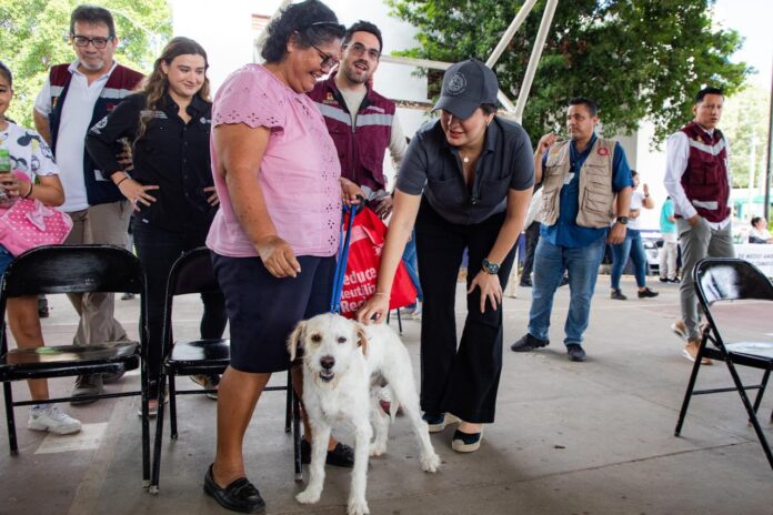 Estefanía Mercado se suma a la estrategia estatal de salud y bienestar animal que impulsa la gobernadora Mara Lezama