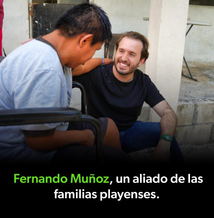 Fernando Muñoz, un aliado de las familias playenses